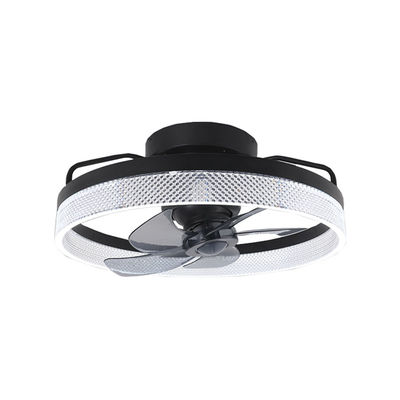 Lâmpadas pretas Ventilador de teto sem lâmina Ventilador de teto de baixo ruído Ventilador de teto