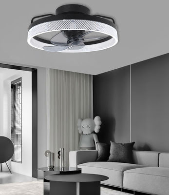 Lâmpadas pretas Ventilador de teto sem lâmina Ventilador de teto de baixo ruído Ventilador de teto