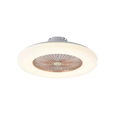 Ventilador de teto pendente branco com luz