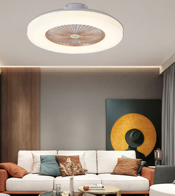 Ventilador de teto pendente branco com luz