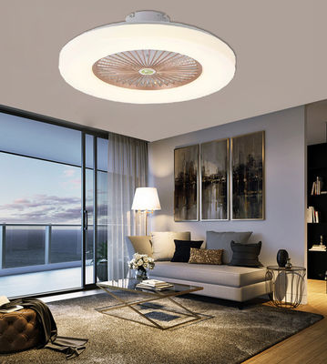 Ventilador de teto pendente branco com luz