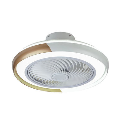 Ventilador de teto suspenso sem lâmina com leme leve para quarto