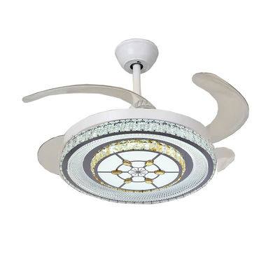 Ventilador de teto dobrável sem lâmina de 42 polegadas branco com motor DC leve
