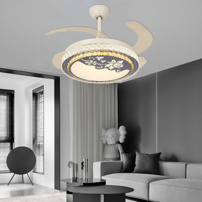 Ventilador de teto dobrável Smart 42 com lâminas ABS leves Ventilador de lâmina dobrável